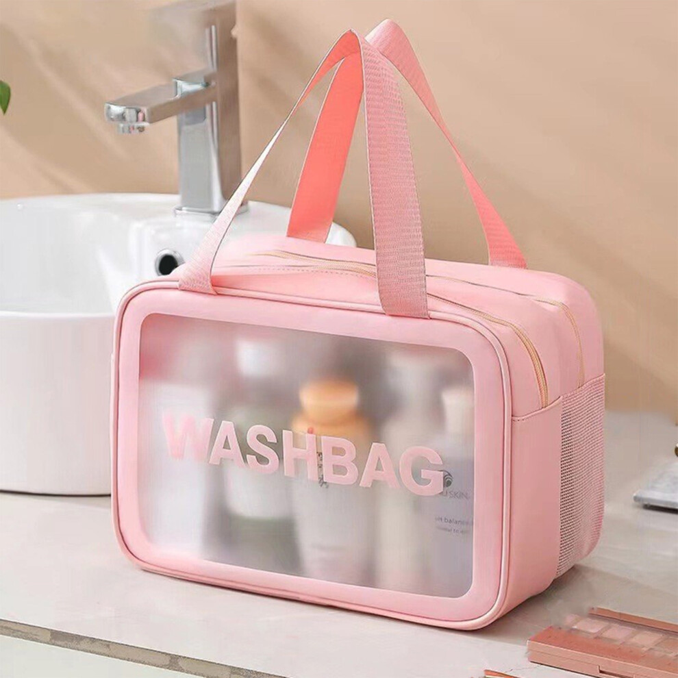 Christmas Cosmetic Storage Bag Transparent Large Capacity