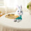 Kiplyki New Arrivals Easter Tabletop Decorations Beautiful Glassware Tabletop Ornament Easter Bunny Decorations 1