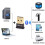 GUYUTING USB Bluetooth-dongle til forbedret forbindelse 4.0 version, understøtter Windows OS, 20 m rækkevidde 4
