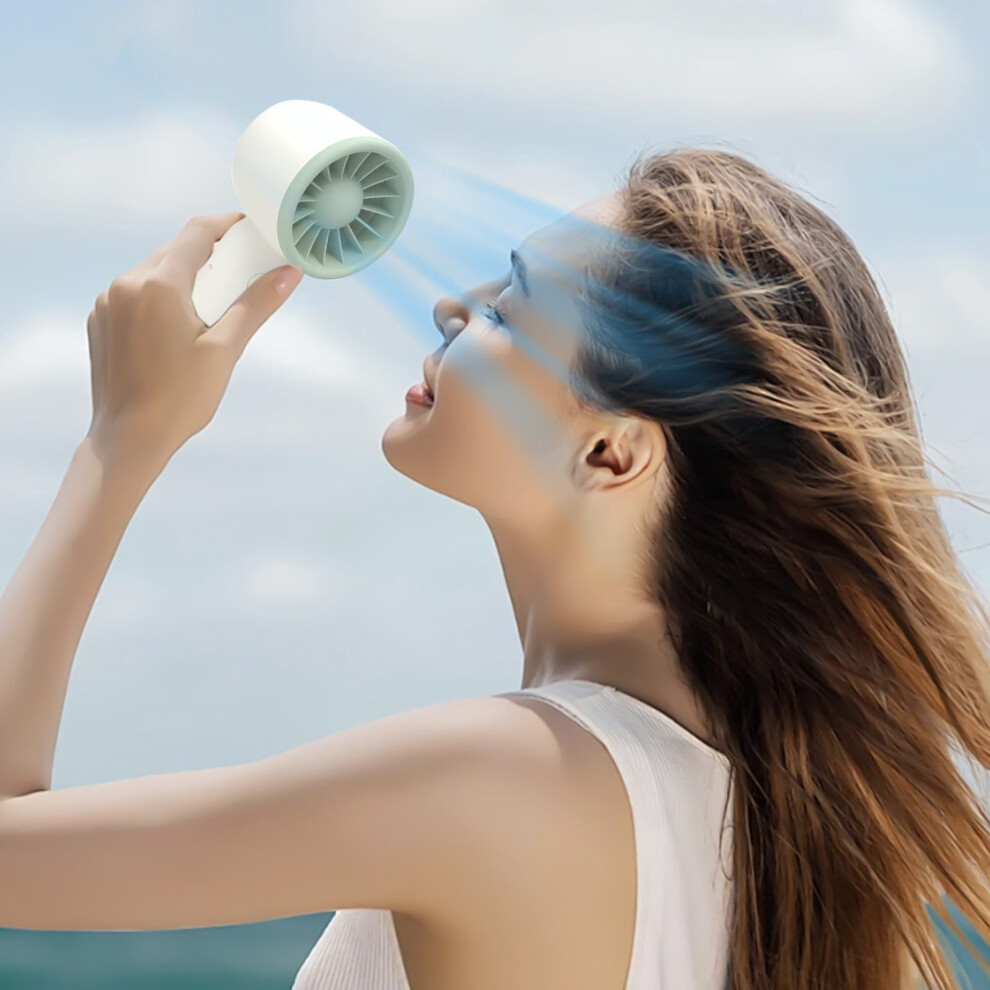 Flohua Rechargeable Handheld Fan 3-Speed Low Noise 972700101618