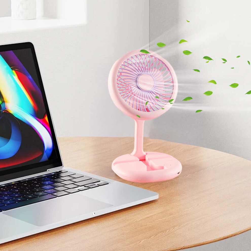 Flohua Handheld Usb Fan With Phone Stand, Foldable 972700101458