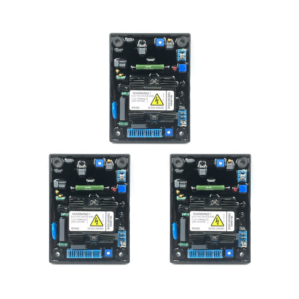 3X Automatic Voltage Regulator Avr Sx460 For Generator 12972 Power Stabilizer 6032112181494