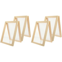 Wooden paper making screen frame 4 pcs