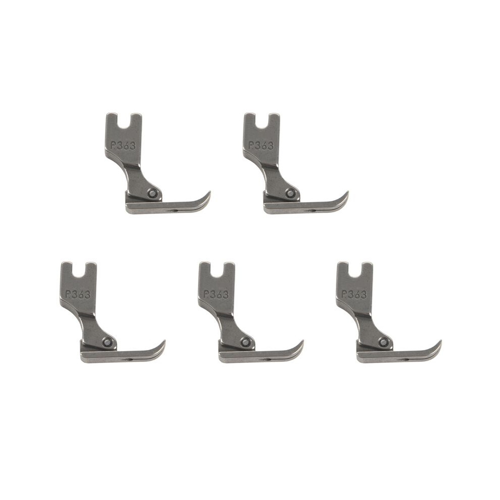5X Simple Steel Sewing Machine Presser Foot Narrow Zipper Presser Foot For Industry Sewing Machine Attachment Part 4712487509520