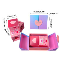 Christmas Surprise Box Red Bouncing Money Box 1pc