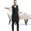 Chef apron for women waist-length kitchen work apron 5