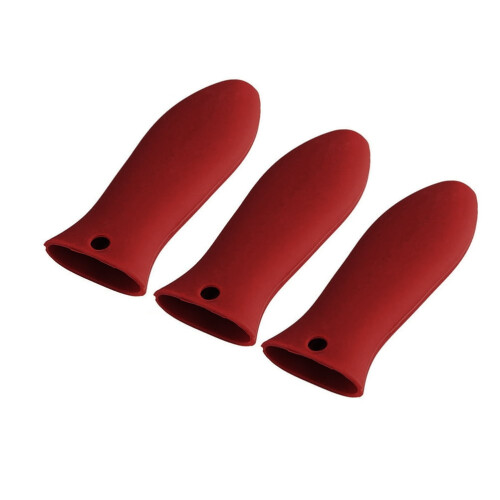 Fry Sleeve Grip Handle Cover for Cast Iron Skillet 3 Pcs 2