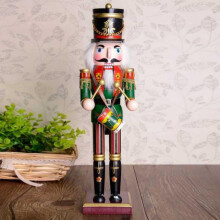 Marionnette soldat Casse-Noisette en bois 30 cm