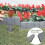 Garden border edging stones, interlocking lawn stakes, 5