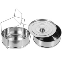 Stainless Steel Stackable Steamer Insert Pans