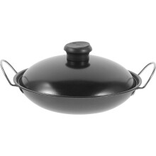 Stainless Steel Cooking Wok with Double Handles