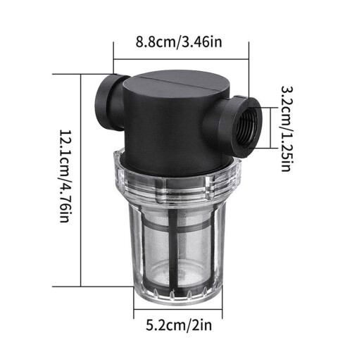 Kitchen Water Filter Strainer Stainless Steel Sediment 1