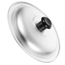 Stir-Fry Pan Aluminum Wok with Lid 12-inch