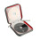 CD DVD VCD storage wallet plastic 40-disc red 1