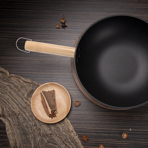 Saucepan Handle Replacement Wooden Grip 1 Piece 2