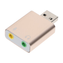 USB Audio Adapter 7.1 External Sound Card