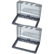 Wall Outlet Cover Socket Box Single-Slot 2PCS