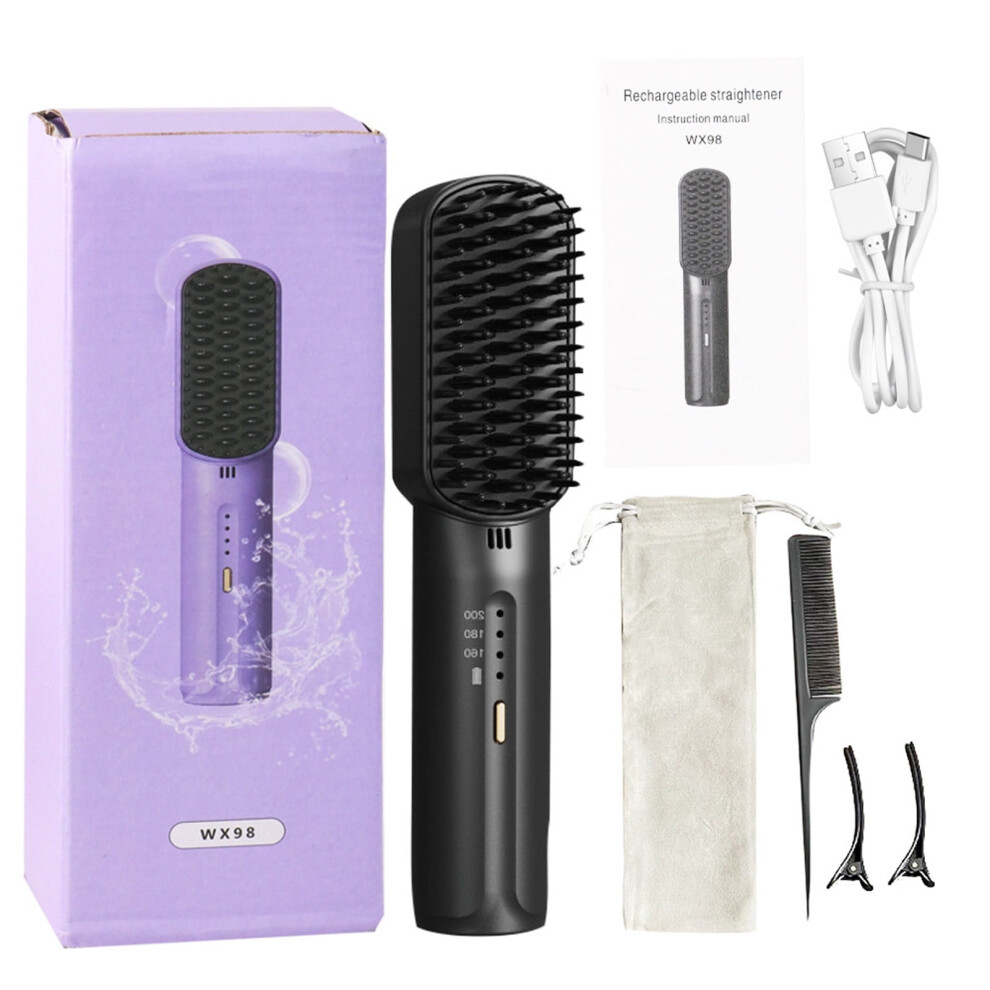 FloHua Hair Comb and Straightener for Home Use