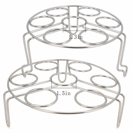 Egg Steamer Rack Trivet for Instant Pot 5/6/8 Qt (2 pcs)