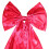 Red Christmas Tree Topper Extra Large with Long Streamers 6