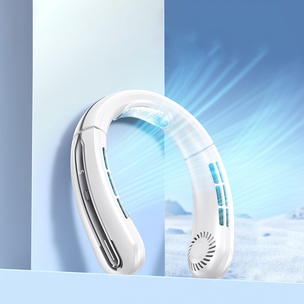 Flohua Portable Neck Fan Usb Rechargeable Silent 972700507885