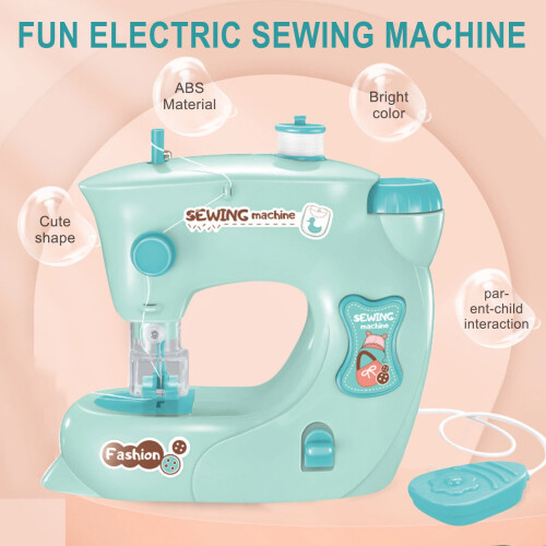Mini Sewing Machine Portable with Extension Table Light 2