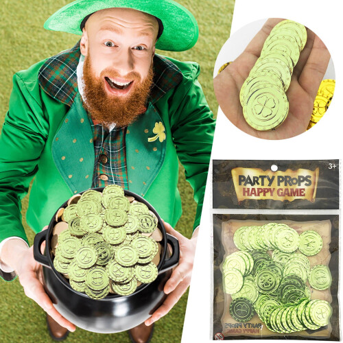 Commemorative Coin Plastic Lucky Charm100pcs 1
