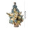 Mini Blue Artificial Christmas Tree 15.74 in 3