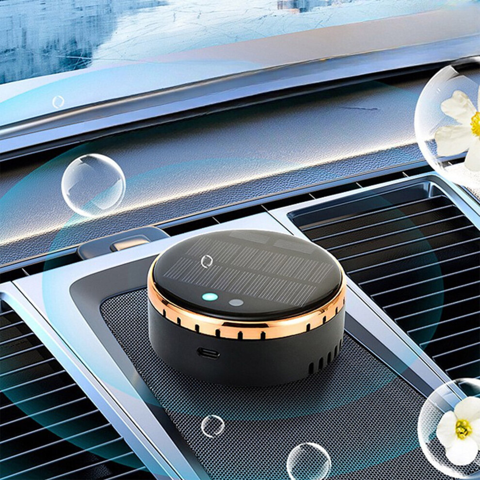 Flohua Mini Car Air Purifier Solar Usb Portable 972700507861