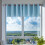 Blackout kitchen curtain valance with grommets 14 inch 4