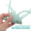 Study Silent Lock Set Green Damper Silica Gel 2 Pcs 4