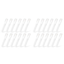 Paquete de 24 Rotuladores de Pintura En Rellenables Vacíos de 6/3mm, Rotuladores de Pintura con Cabeza Inclinada Redonda para Kit de Pintura