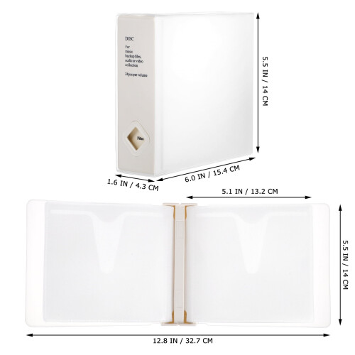CD Storage Box Non-woven Fabric 2 Pack 1