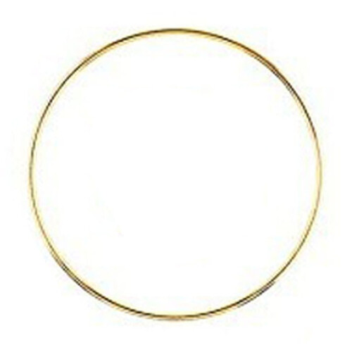 Christmas Metal Wall Ring Decoration Gold M 1