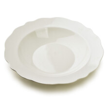 Diep bord keramiek Isabelle Isabelle 23x4,2 wit 1pc