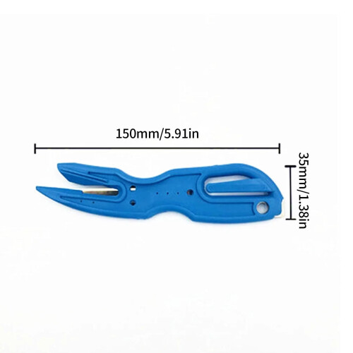 Wrapping Paper Cutter Sky Blue 1 Piece 2