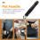 Wok Handle Replacement Wooden Iron 2 Pcs 6