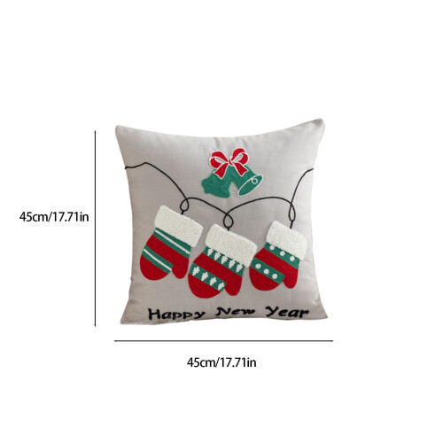 Viflosae Pillow Covers Christmas Embroidery2pcs 2