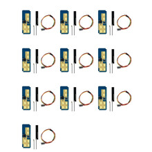 10X HLK-LD2450 24G Home Wave Menschlicher Körper Bewegung Zielverfolgung Radarsensormodul Testentfernung Winkel Geschwindigkeit