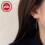 Heart-Shaped Sterling Silver Drop Earrings for Women 4