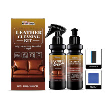 Leather Cleaner & Conditioner for Furniture, Bags, Sofas & Car Seats - 120ml