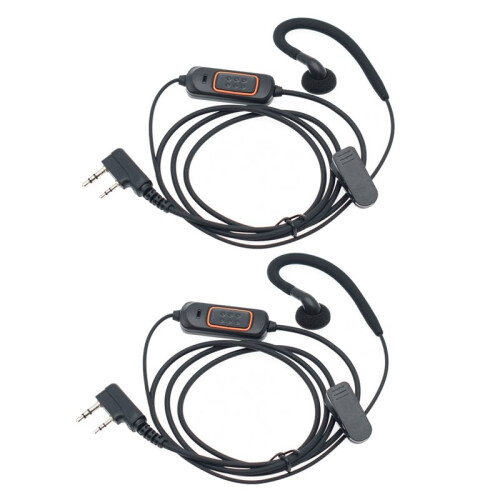 2 Auricolari K- con Microfono, Impermeabili, Compatibili con per  UV-5R UV-5RH