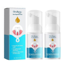 2pcs Gum Regrowth Foam, Gum Treatment Foam, Anti-Inflammatory, Gum Tissue Regeneration and Repair, Gum Care Foam Mousse