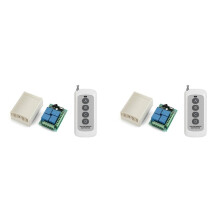 2X Wireless Remote Control with 4 Channel 433Mhz Garage Remote Control