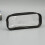 Transparent zippered pencil case black 1 piece 3