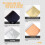 Gold Foil Imitation Leaf Paper Nail Art 400 Sheets 2