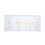 Winysin1Pcs Κουρτίνες Voile Swags Όλα τα χρώματα Κουρτίνες από πλέγμα με κορδόνι Voile Swag 2