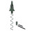 Christmas Tree-Topper Holder Universal Adjustable for Stabilizing and Supporting Top Decors Fits Various Treetops 1