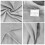 Fleece Throw Blanket Gray 50x60 inch 300GSM 2