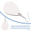 Sublimation Earrings Teardrop Blank 30 pcs 5